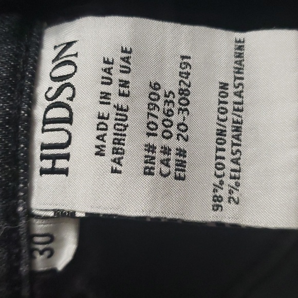 Hudson Zoeey HR Cut Off BF Bermuda Shorts Sz 30 - Picture 5 of 12